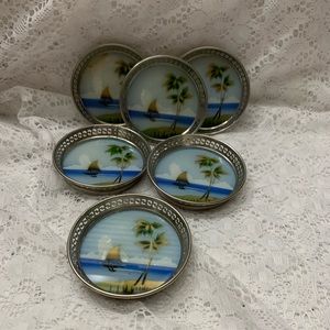 Vintage Souvenir coasters